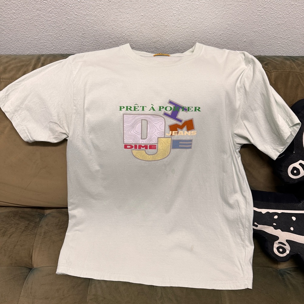 Men's White Graphic Tee - Short Sleeve